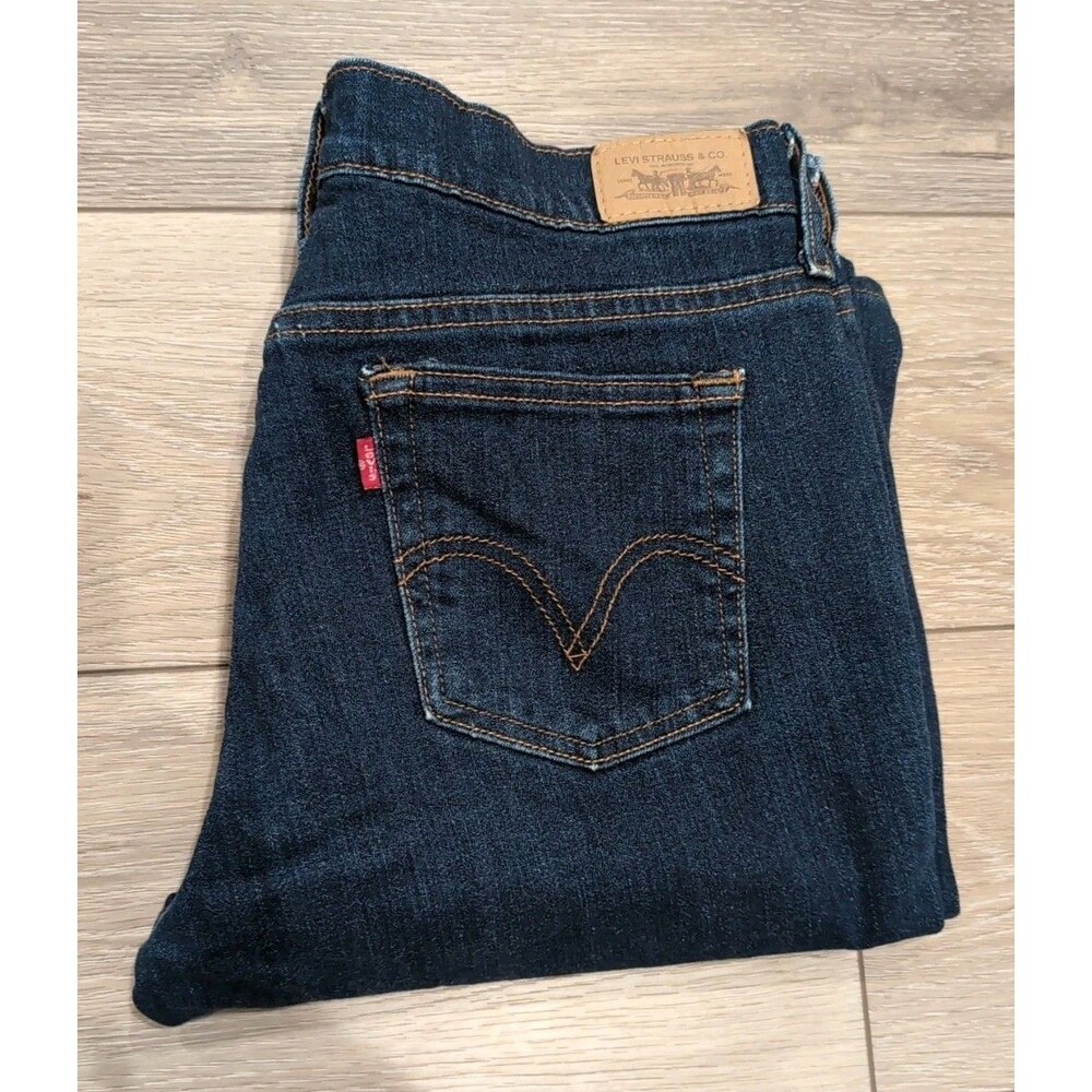 VINTAGE LEVI'S 515 WOMEN'S SIZE 8- 32 X 30 BOOTCUT Denim Blue Jeans